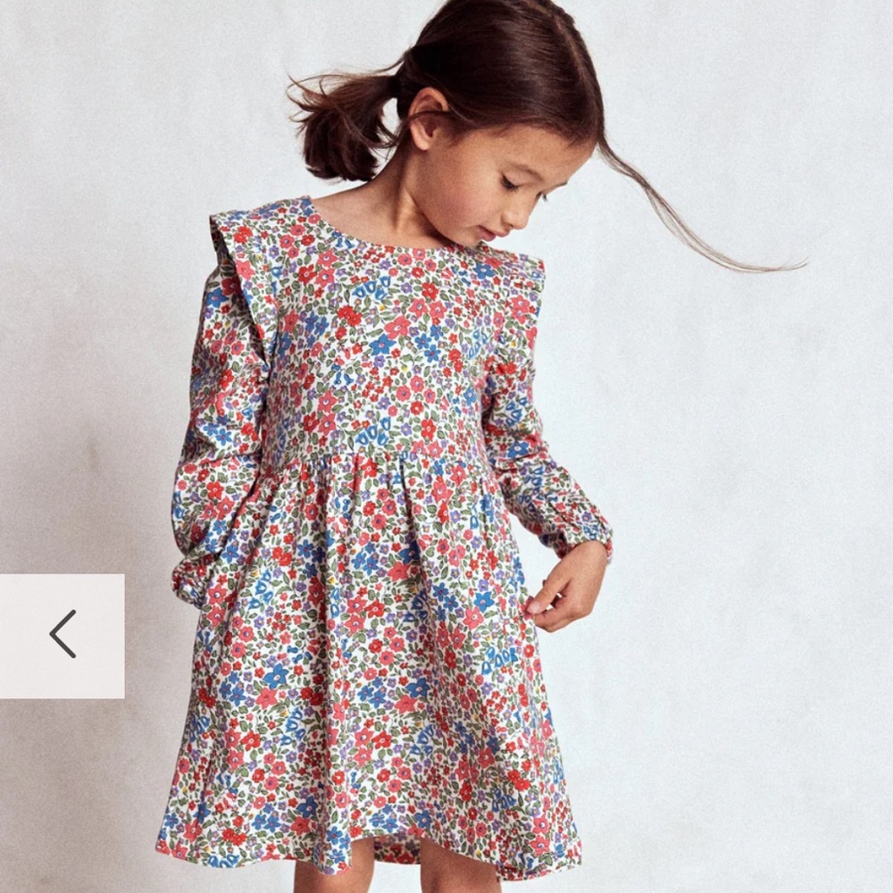 Mini Boden Posie Long Sleeve Jersey Dress